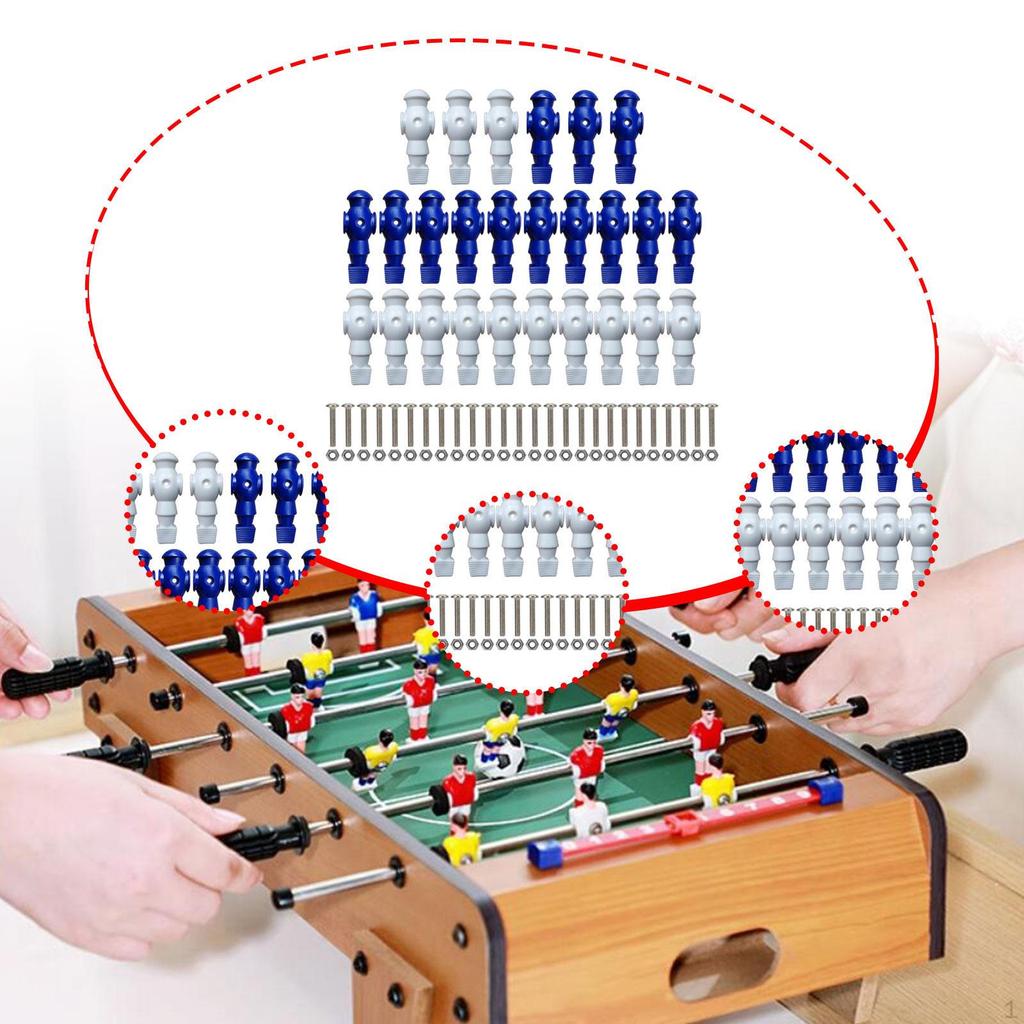 26 Count Table Soccer Player Figures for Foosball Game Parts