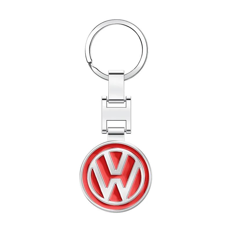 Emblems Car Metal Badge Key Chain Pendant Decorative Keyring For Volkswagen VW Golf Tiguan Jetta Passat T5 Polo Touran Scirocco TO4