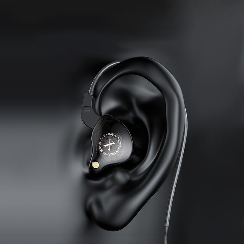 Sport Music HiFi Earphone 3.5mm Wired Headphones with Microphone Musicians Monitors Headset Bass Stereo Headset Earbuds for PC