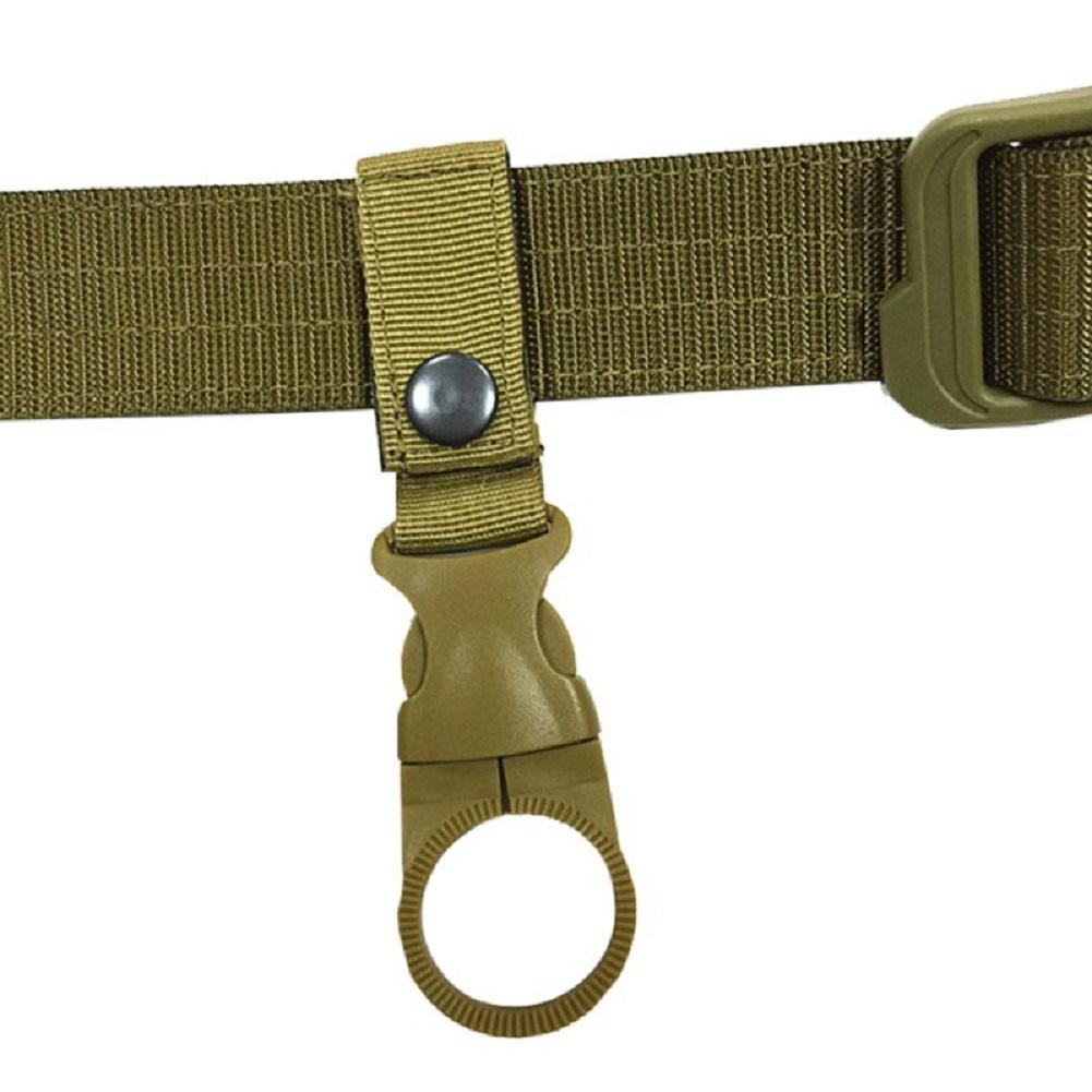 Outdoor Travel Multifunctional Water Bottle Ring Buckle Strap Sport Bag Waist Belt Accessory