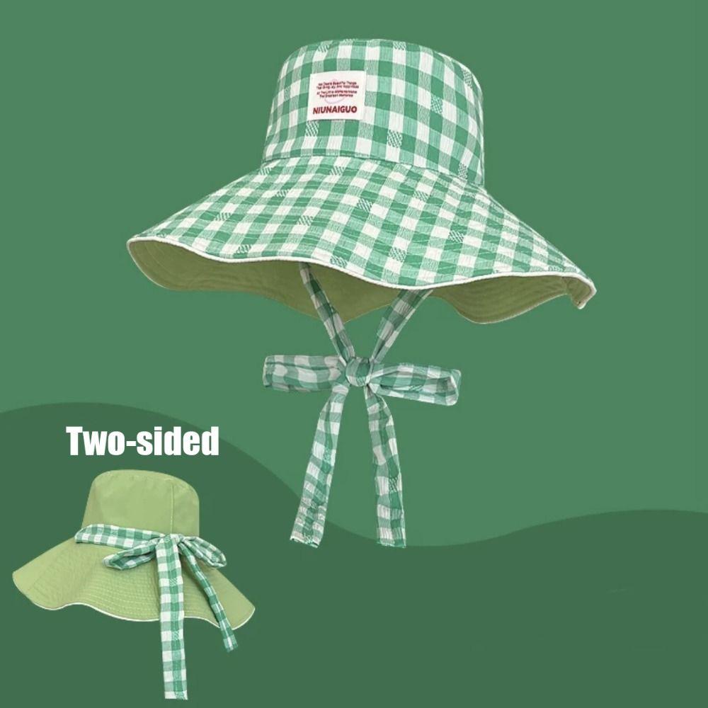 Шляпа рыбака для походов с широкими полями, солнцезащитная, клетчатая, кепка для походов, модная шляпа от солнца на шнурке, мужская