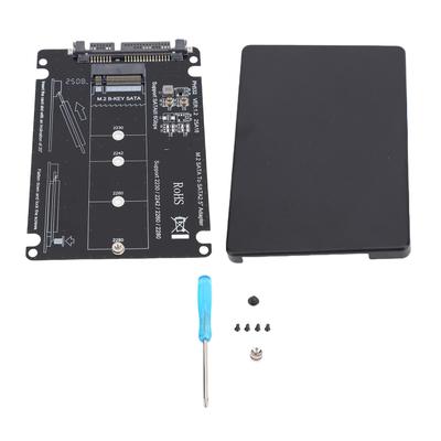 M.2 NGFF B Key MSATA SSD к 2,5-дюймовому адаптеру Serial ATA Корпус Карта-конвертер для жесткого диска для 2230 2242 2260 2280
