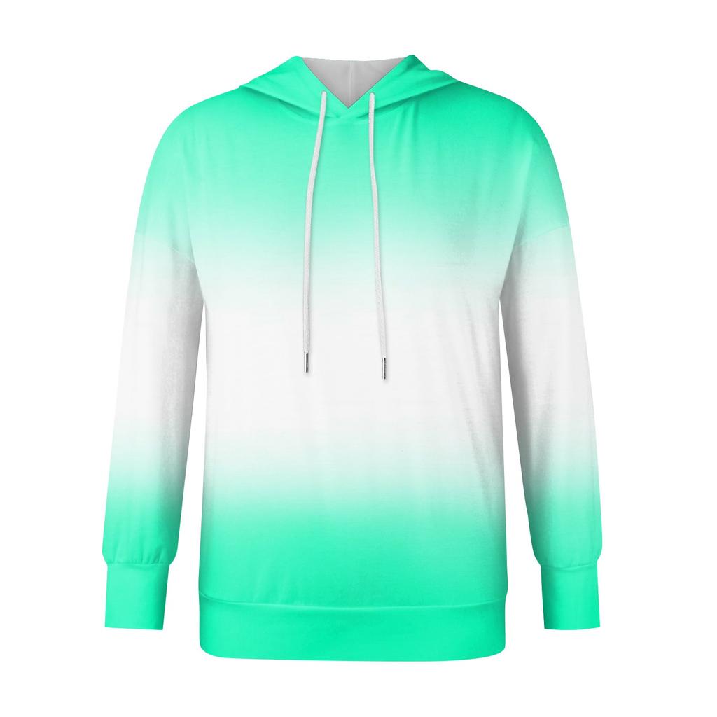 Женский пуловер больших размеров с капюшоном и принтом, толстовка с длинным рукавом и капюшоном