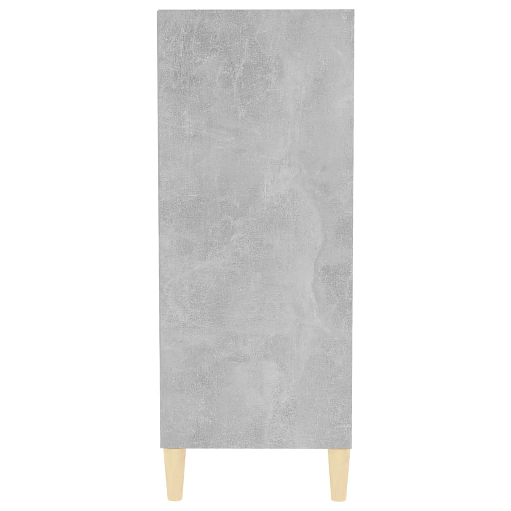 Vidaxl Szafka, Szarość Betonu, 57X35X90 Cm, Materiał Drewnopochodny