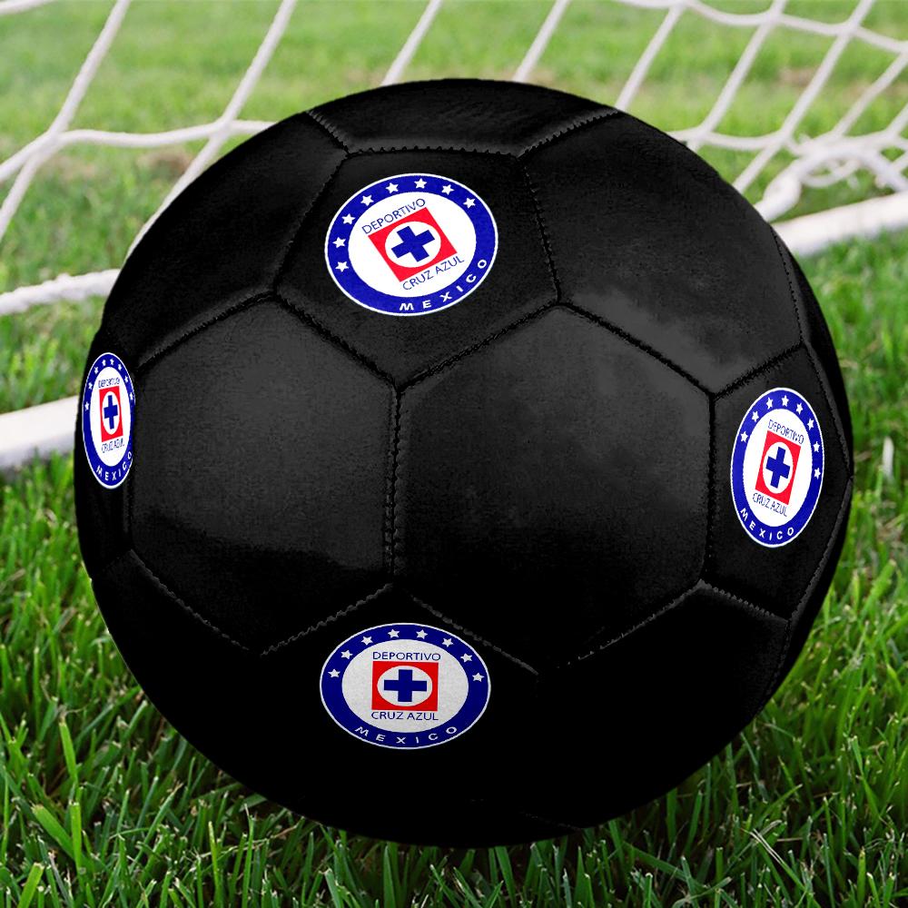 Cruz Azul Soccer Ball, colorful, suitable for all ages, machine-stitched, PVC material, competition grade, durable and high bounce