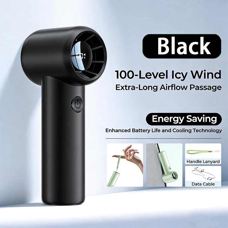 Mini Handheld Fan USB Fast Charging Silent High Speed Air Cooling Portable Personal Fan for Travel Outdoor Activities