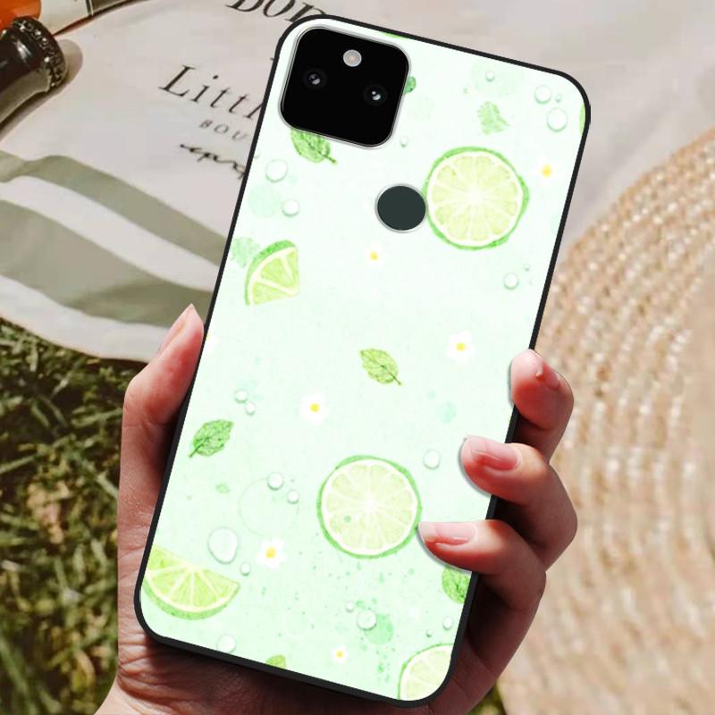 Модный матовый чехол для Google Pixel 5A 5G 5 Чехол Мягкий силикон Google Pixel 4A 5G 4G Чехол Задняя крышка Pixel5 Pixel4A Чехлы