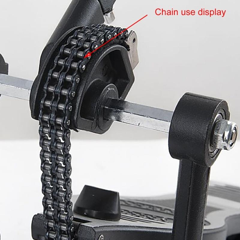 Нержавеющие барабанные аксессуары Цепь для педали барабана Замена Цепь для молоточка педали барабана Цепь для педали барабана Барабанные установки Цепь для педали