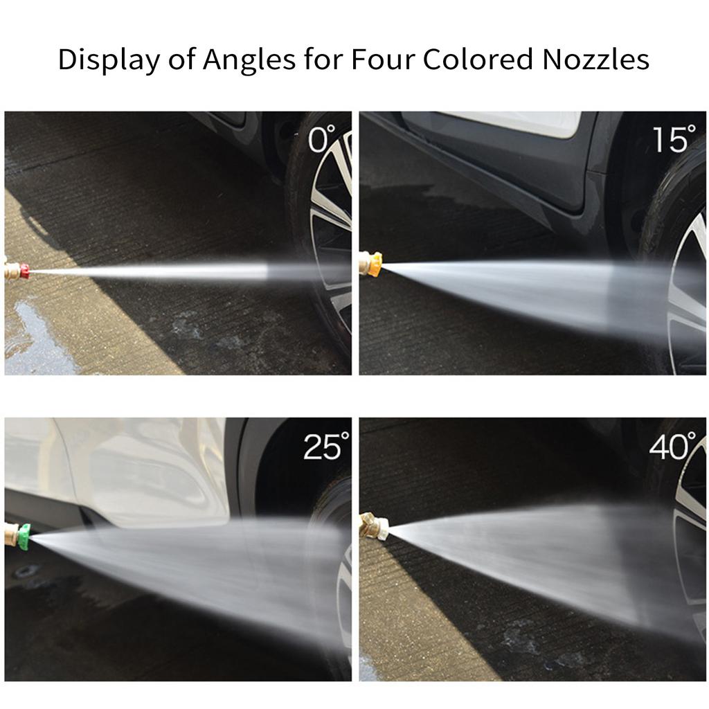 Пистолет для мойки высокого давления, макс. 4000 фунтов на квадратный дюйм, короткий пистолет для мойки высокого давления, инструмент для чистки автомобилей, 5 цветов