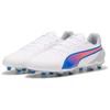 Puma King Match Comfortable Sports AG FG Football Shoes Men Football Shoes White Blue 107863-02