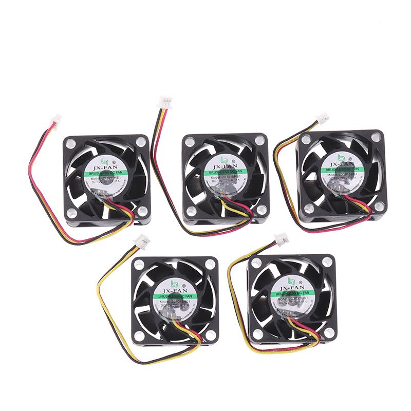 1/3/5 шт. 3015 Миниатюрный бесшумный вентилятор DC12V 0.11A 3 контакта 30X30X15 мм Серверный квадратный охлаждающий вентилятор DIY аксессуары