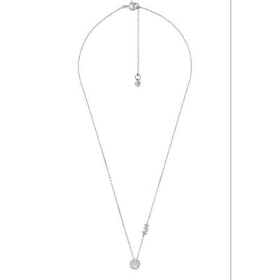 Б/у Серебряное ожерелье с логотипом MK