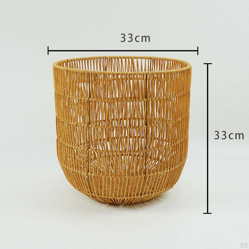 Корзина из искусственного ротанга, корзина для хранения игрушек, одежда для стирки