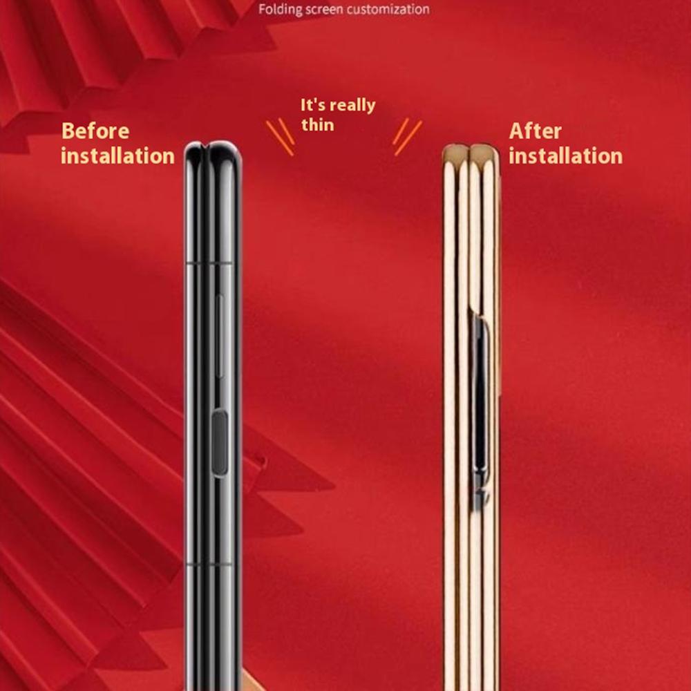 Для vivo X Fold3 Чехол из ПУ кожи Жесткий ПК Складной чехол для телефона