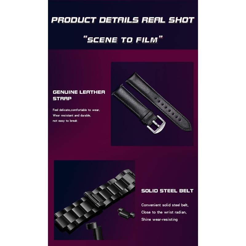 SANDA New Wheel Series Rotating Watch Men's Quartz Watch Fashion Hollow Creative Personality Cool Men's and Women's Watch