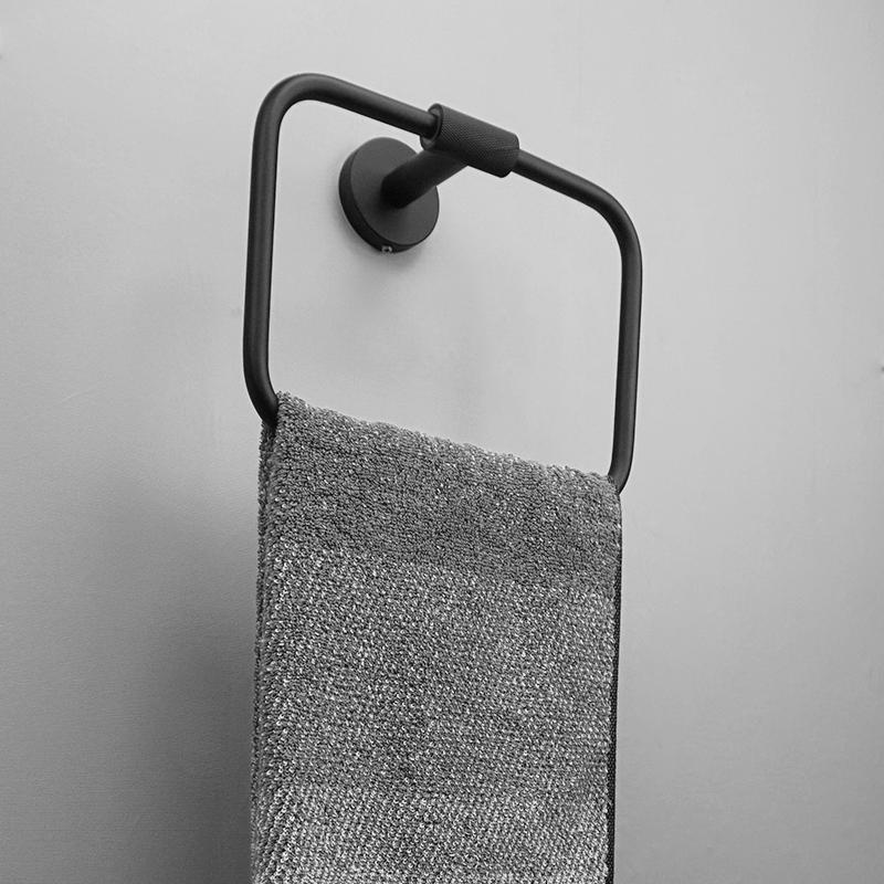 Matte Black Bathroom Stainless Steel Knurled Towel Rack Paper Holder Towel Bar Soap Dispenser Toilet Brush Hardware Accessories