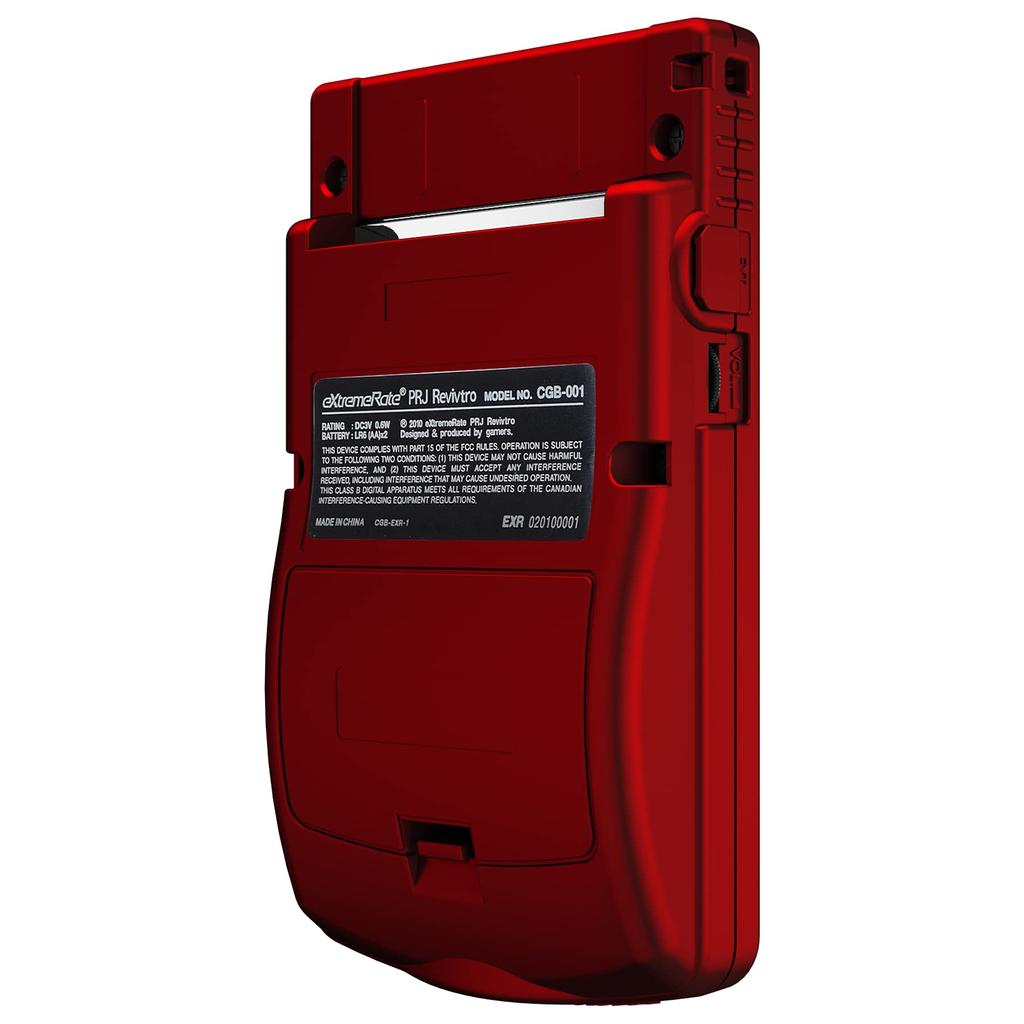 EXtremeRate Запасной корпус, Полная оболочка с кнопками, Улучшенная IPS для Game Boy Color, Совместим с GBC OSD IPS, Обычным IPS и Стандартным