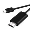 USB C To HDMI Converter Cable 2M Video Thunderbolt No Setup Wide Compatibility HDMI Connection Cable for iPhone MacBook Surface Galaxy and More -