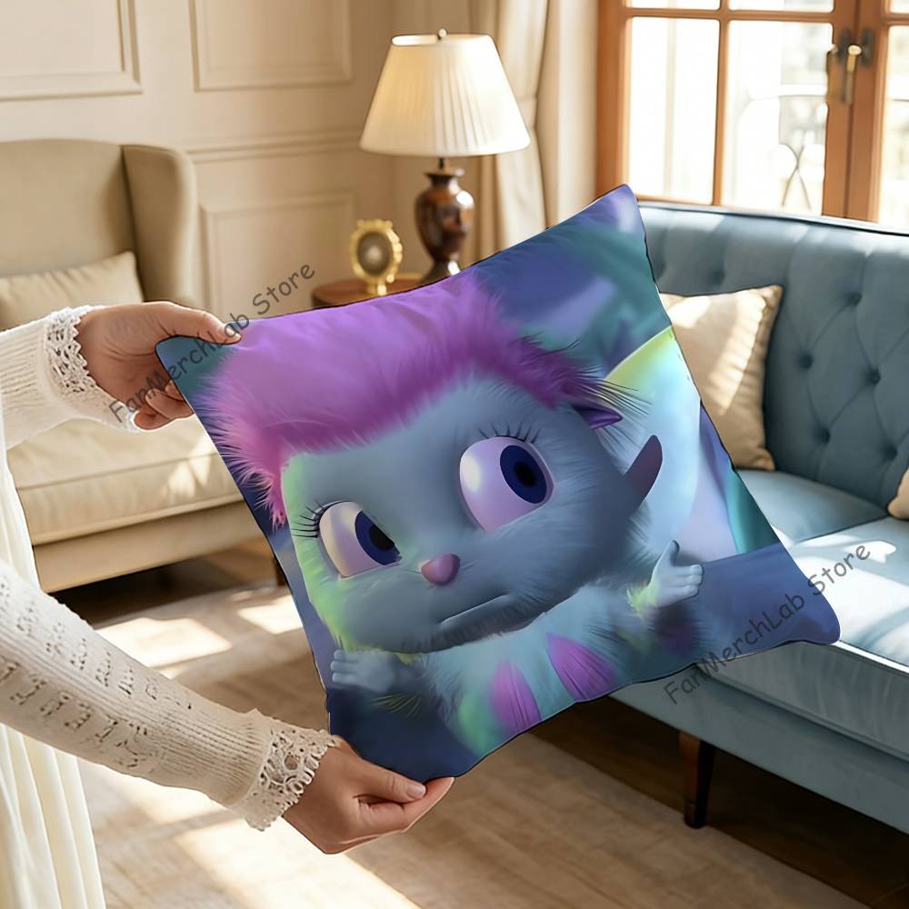 Funny BBibble Meme Pillow Case For Sofa Decor Car Office Room Printing Cushion Cover Decorations and Protector