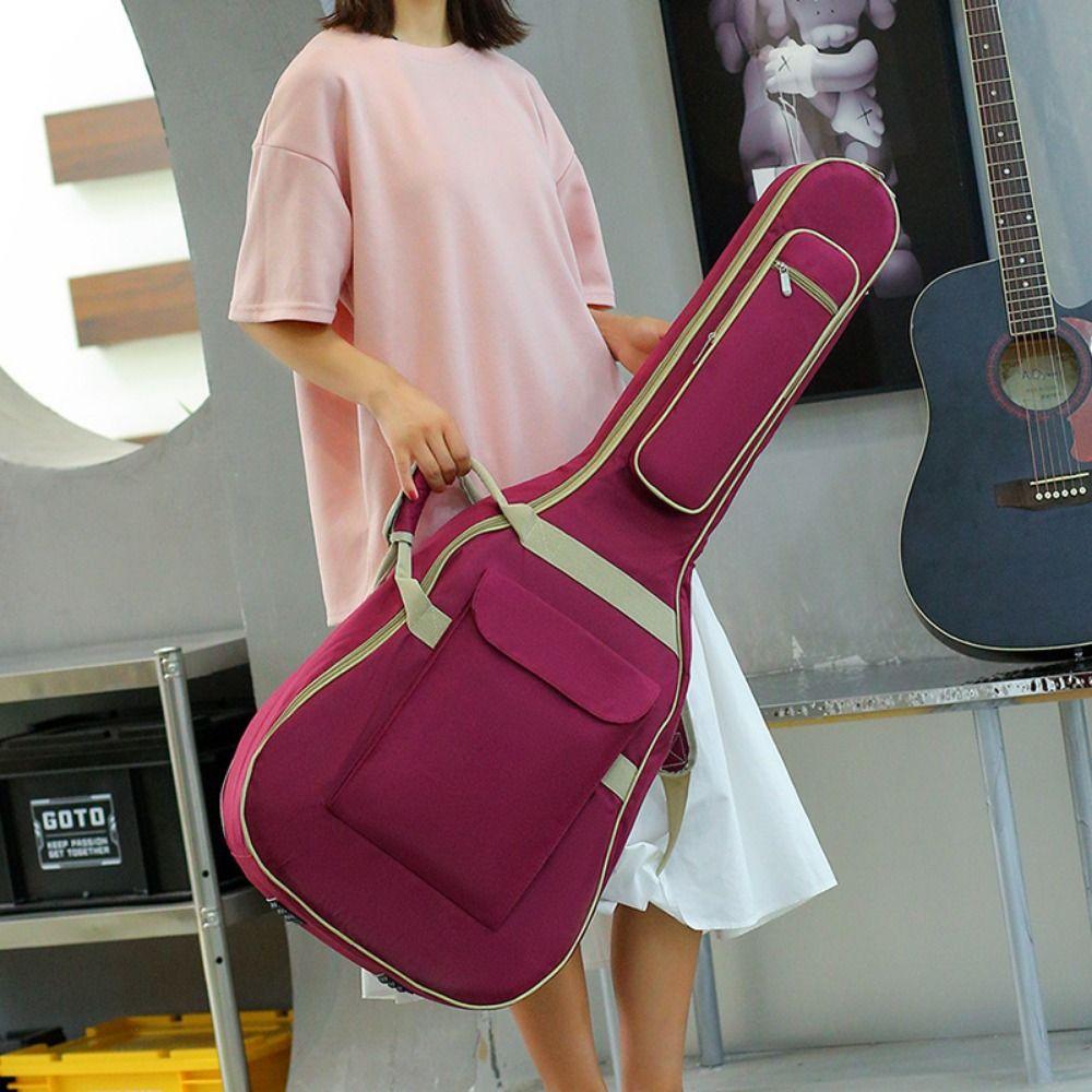 with Side Handle 41 Inch Guitar Bag Portable Guitar Backpack Electric Guitars