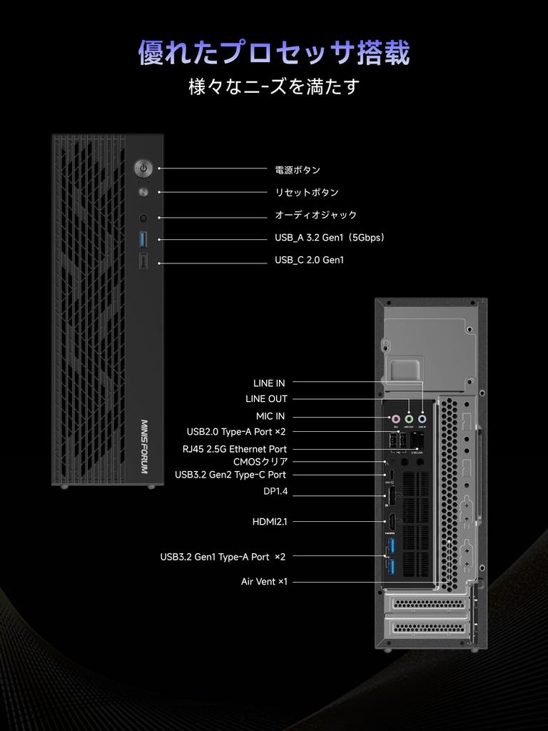 MINISFORUM 795S7 ITX корпус BD795i SE материнская плата AMD Ryzen 9 7945HX мини игровой ПК Radeon 610M DDR5 двухканальный 2xPCIe 2230 key E RJ45 3 экран