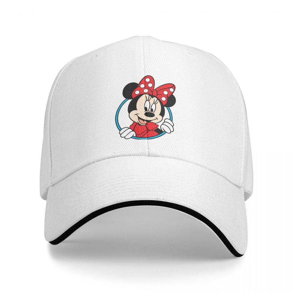 Unisex Mickey And Minnie Wedding Kiss Hearts Trucker Hat Retro Versatile Baseball Cap Fit All Size