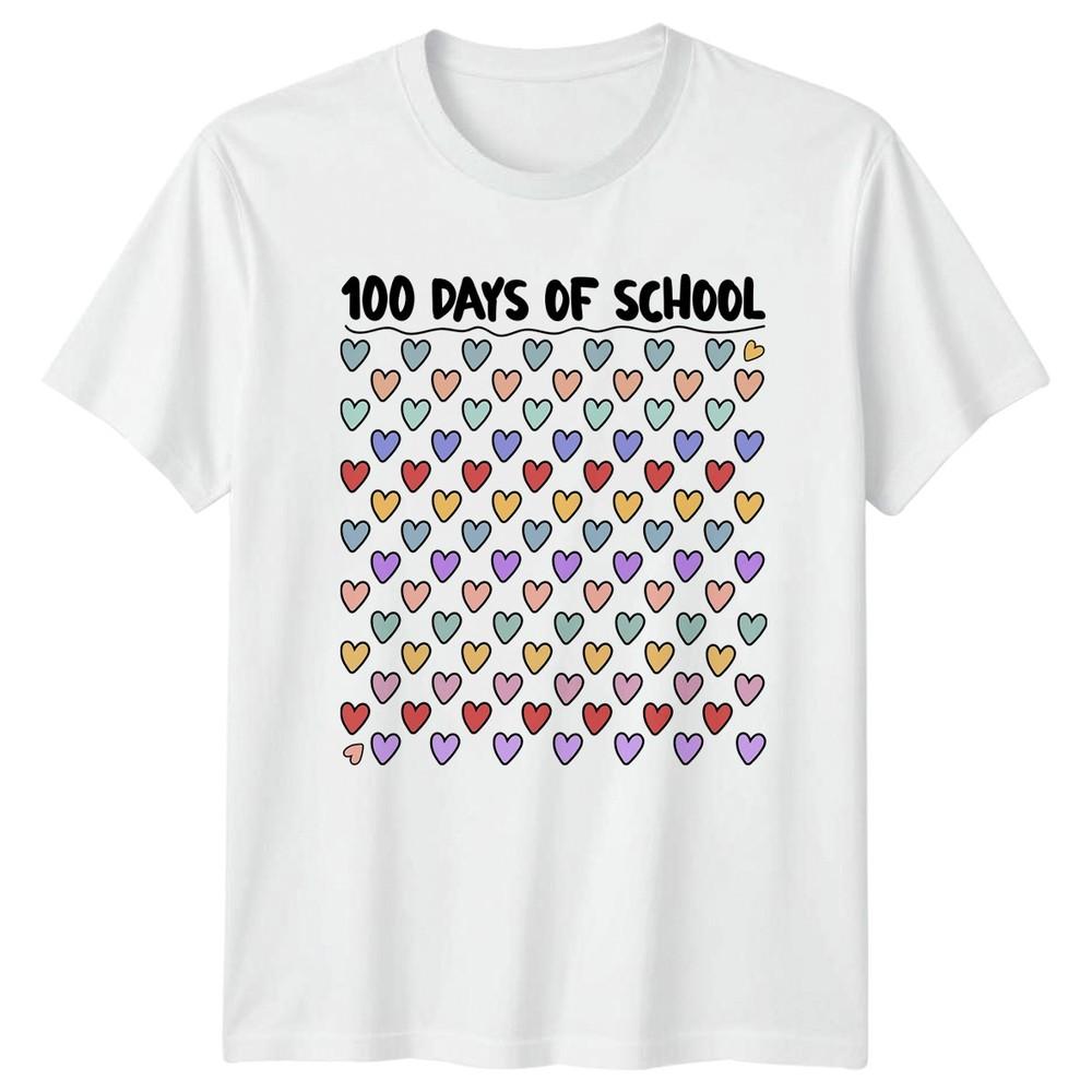 100 Days Of School TShirt Celebration Teacher Student