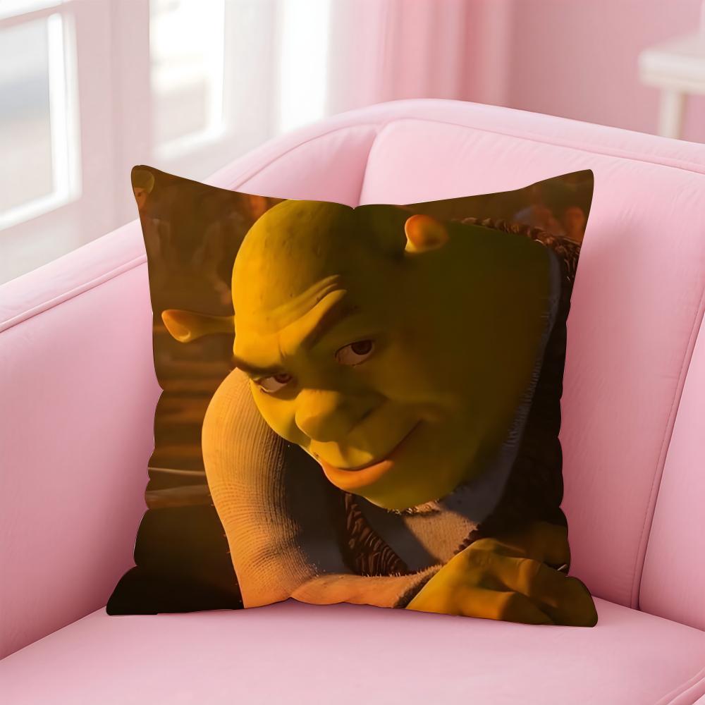 Аниме S-ShrekS Наволочка Удобная Двусторонняя Наволочка Идеально для Автомобиля Дивана Спальни и Не Только