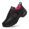 Large Size Women'S Leather Sneakers Air Cushion Running Shoes Women'S Non-Slip Soft-Soled Shoes Travel Shoes Dance Shoes