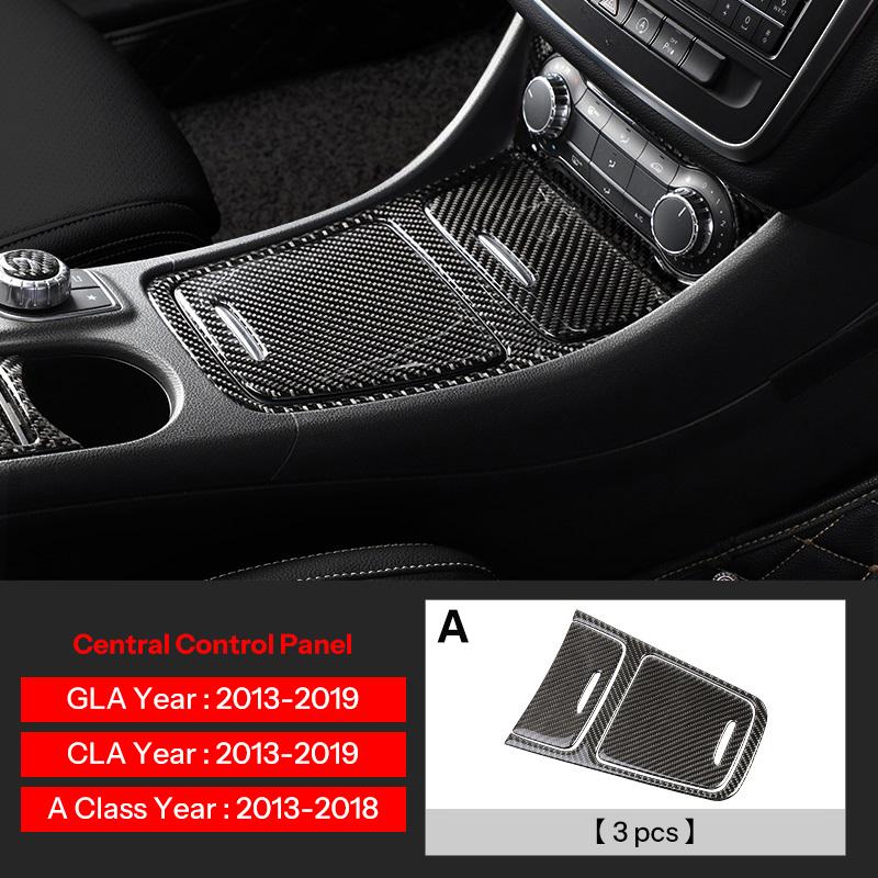 For Mercedes Benz A Class W176 GLA X156 CLA Accessories Car Interior Air Conditioning CD Console Panel Cover Trim Car Styling