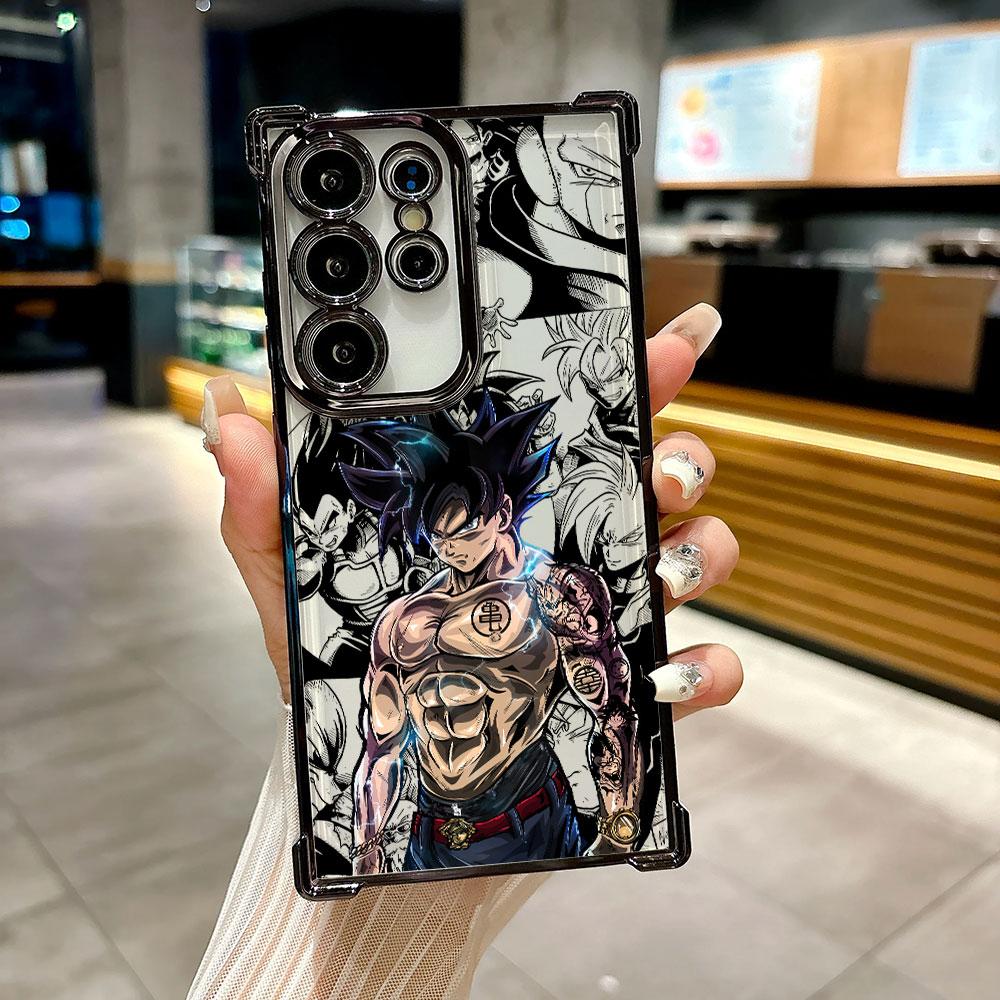 Чехол для телефона Goku Anime Dragons Balls для Galaxy S26 Ultra Чехол для Samsung S26 S25 S24 S23 S21 Ultra S20 FE S25 Plus Мягкий чехол