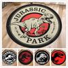 Cartoon Dinosaur Print Round Carpet Non Slip Circular Rugs for Children Bedroom Decor Home Living Room Sofa Balcony Hallway Mat