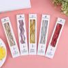 6Pcs/Box Threaded Cake Candle Long Curving Cake Safe Flames Birthday Cake Decor