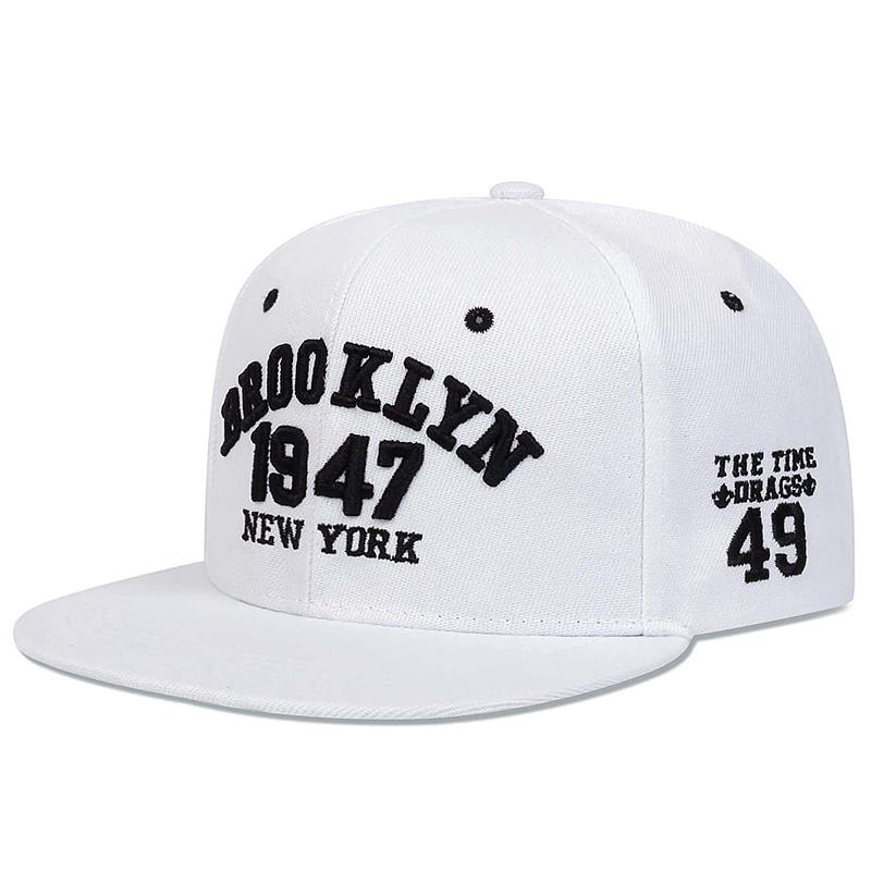 Fashion Letters Embroidery Snapback Hat Adult Hip Hop Caps Outdoor Sports Sun Hats Adjustable Baseball Cap Cotton Hat