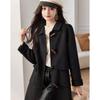 Sisui Nianhua Women's Elegant Wool Blend Coat