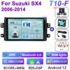 2 Din Android 12 автомобильное радио для Suzuki SX4 SX 4 2006-2014 Fiat Sedici 2005-2014 CarPlay интеллектуальные системы Smart Autoradio