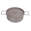 Titanium Pot 3‑5 People Portable Cooking Pot with Foldable Handles for Outdoor Camping Hiking