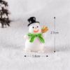 2025 Christmas Decoration Supplies Window Decoration Ornaments Sitting Posture White Plush Toy Old Man Snowman Doll