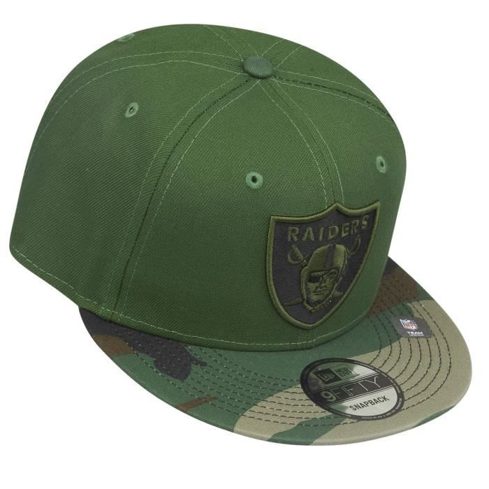 Casquette 9FIFTY - NEW ERA - Las Vegas Raiders - Noir Camo - Taille Unique - 100% Polyester