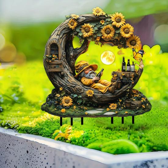 Садовый колышек, акриловый горшок для растений, вставка для вазонов, аксессуары для сада, цветочный горшок, декоративный колышек для двора, комнатных и уличных растений в горшках