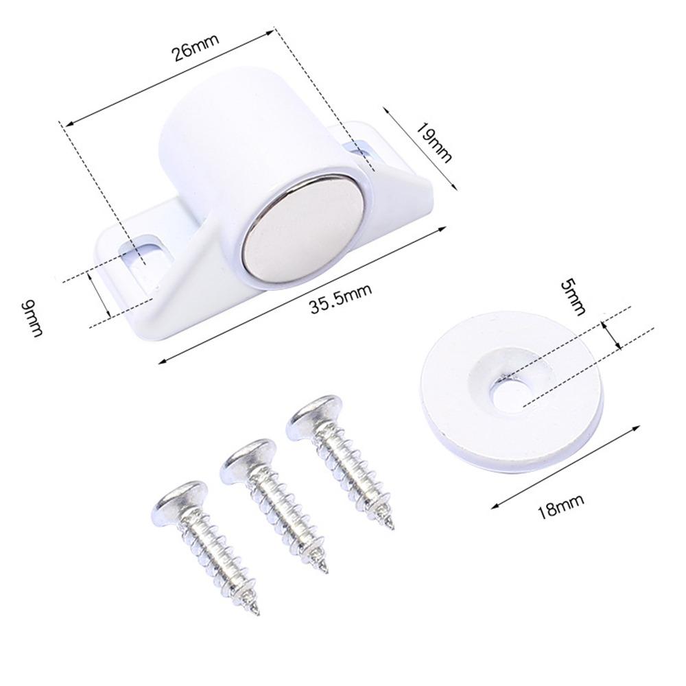 Новый Легко Устанавливаемый Магнитный Дверной Стопор Без Пробивки Утолщенный Стопор для Шкафа Цинковый Сплав Защелка для Двери Шкафа Шкаф