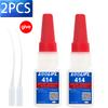 LOOLIFL Multi-Purpose Super Glue Cyanoacrylate Adhesive Instant Fast Adhesive Rubber Wood Glass Stronger All Bonding Glue Tool