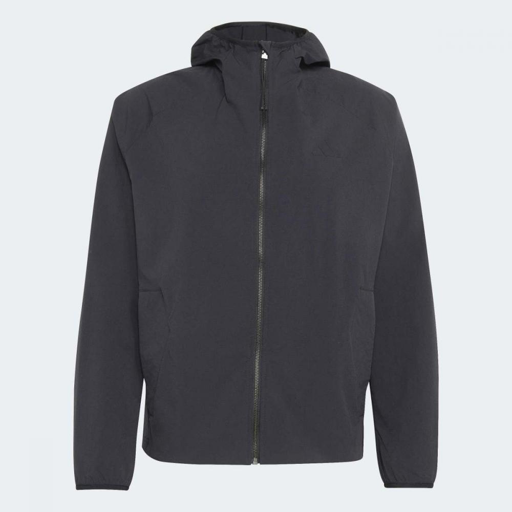 AdidaS Men S City Tech 3 Stripe Windbreaker