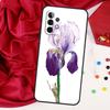 Фиолетовый цветок ириса Акварель Для Samsung Galaxy A56 A36 A26 A16 A05 A06 A22 A32 A52 A54 A34 A14 A55 A15 A53 A33 A35 Чехол