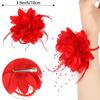 Headdress Fascinator Fascinators Hat Wedding Hair Accessories Feathers Hair Clip Fedoras Hat