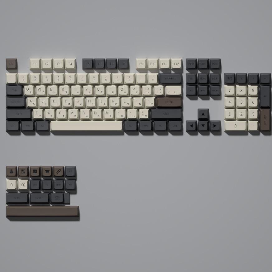 Набор кейкапов XDA PBT - Узор 'Собачка Пача', Сублимационная печать, Японский/Русский.