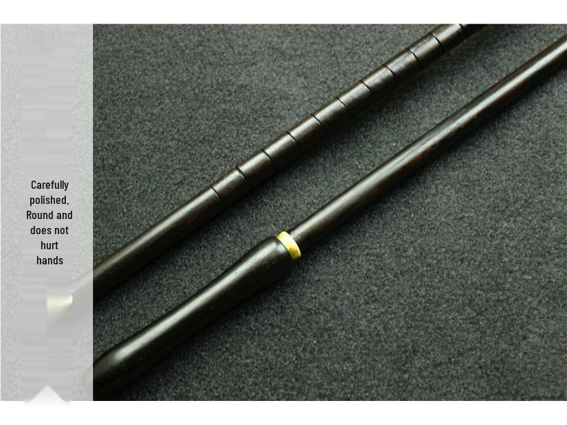 Скребок для спины из черного дерева с нержавеющей сталью - Облегчение зуда всего тела