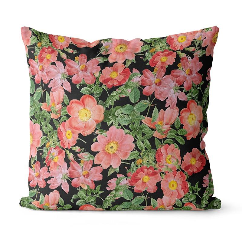 Наволочка с изображением цветка розы для спальни, украшения офиса, гостиной, дивана, дома, наволочка