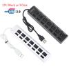 7/4 Ports USB 2.0 Adapter Hub Splitter Power ON/OFF Switch For PC Laptop PC