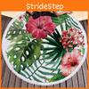 Premium Quality Large Round Beach Towel And Picnic Blanket With Timeless Flower Design